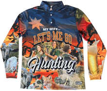 Load image into Gallery viewer, Custom My Wife Let Me Go Hunting Shirt