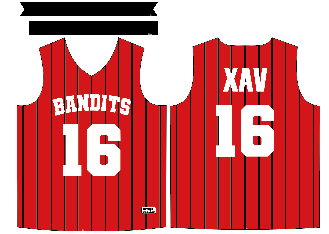 Xavier BASKETBALL SINGLETS Reorder SRL Sports