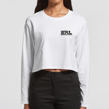 Load image into Gallery viewer, AS Colour Women's Crop L/S Tee - 4058 with Print or Embroidery