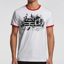 Load image into Gallery viewer, AS Colour Mens Ringer Tee - 5053 with Print or Embroidery
