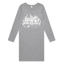 Load image into Gallery viewer, AS Colour Women's Mika Organic L/S Dress - 4033 with Print or Embroidery
