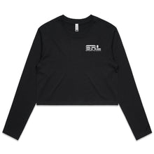 Load image into Gallery viewer, AS Colour Women's Crop L/S Tee - 4058 with Print or Embroidery