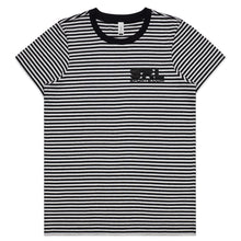 Load image into Gallery viewer, AS Colour Women's Bowery Stripe Tee - 4060 with Print or Embroidery