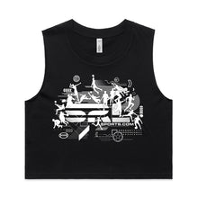 Load image into Gallery viewer, AS Colour Women's Crop Tank - 4068 with Print or Embroidery