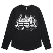 Load image into Gallery viewer, AS Colour Women's Curve L/S Tee - 4055 with Print or Embroidery