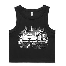 Load image into Gallery viewer, AS Colour Women's Organic Rib Crop Tank - 4064G  with Print or Embroidery