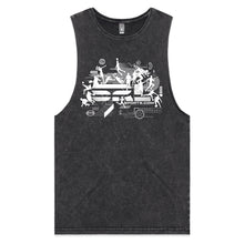 Load image into Gallery viewer, AS Colour Mens Stone Wash Barnard Tank - 5039 with Print or Embroidery