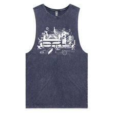 Load image into Gallery viewer, AS Colour Mens Stone Wash Barnard Tank - 5039 with Print or Embroidery