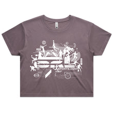 Load image into Gallery viewer, AS Colour Women's Faded Crop Tee - 4062F with Print or Embroidery