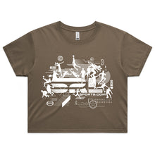 Load image into Gallery viewer, AS Colour Women's Faded Crop Tee - 4062F with Print or Embroidery