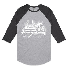 Load image into Gallery viewer, AS Colour Mens Raglan Tee - 5012 with Print or Embroidery