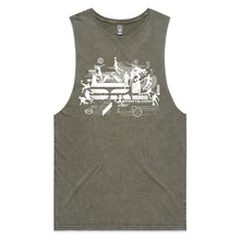 Load image into Gallery viewer, AS Colour Mens Stone Wash Barnard Tank - 5039 with Print or Embroidery