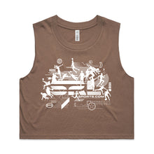Load image into Gallery viewer, AS Colour Women's Crop Tank - 4068 with Print or Embroidery