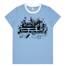 Load image into Gallery viewer, AS Colour Women's Bowery Stripe Tee - 4060 with Print or Embroidery