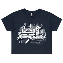 Load image into Gallery viewer, AS Colour Women's Crop Tee - 4062 with Print or Embroidery