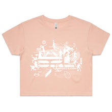 Load image into Gallery viewer, AS Colour Women's Crop Tee - 4062 with Print or Embroidery