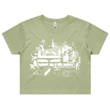 Load image into Gallery viewer, AS Colour Women's Crop Tee - 4062 with Print or Embroidery