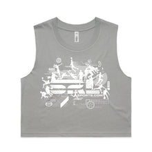 Load image into Gallery viewer, AS Colour Women's Crop Tank - 4068 with Print or Embroidery