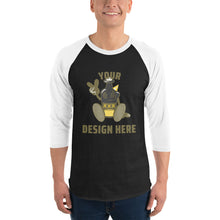 Load image into Gallery viewer, Unisex 3/4 Sleeve Raglan Shirt