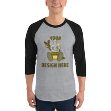 Load image into Gallery viewer, Unisex 3/4 Sleeve Raglan Shirt