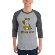 Load image into Gallery viewer, Unisex 3/4 Sleeve Raglan Shirt