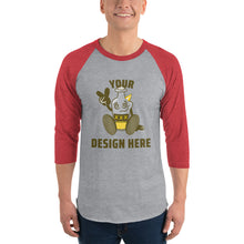 Load image into Gallery viewer, Unisex 3/4 Sleeve Raglan Shirt
