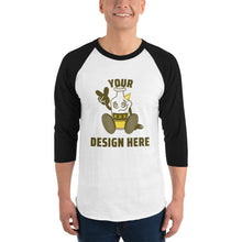 Load image into Gallery viewer, Unisex 3/4 Sleeve Raglan Shirt