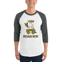 Load image into Gallery viewer, Unisex 3/4 Sleeve Raglan Shirt