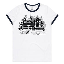 Load image into Gallery viewer, AS Colour Women's Ringer Tee - 4053 with Print or Embroidery