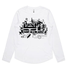 Load image into Gallery viewer, AS Colour Women's Curve L/S Tee - 4055 with Print or Embroidery