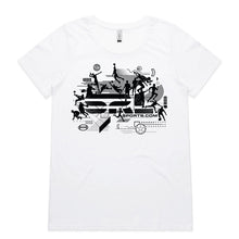 Load image into Gallery viewer, AS Colour Women's Shallow Scoop Tee - 4011 with Print or Embroidery