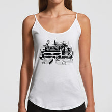 Load image into Gallery viewer, AS Colour Women&#39;s Pillar String Tank - 4022 with Print or Embroidery

