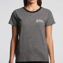 Load image into Gallery viewer, AS Colour Women&#39;s Line Stripe Tee - 4041 with Print or Embroidery
