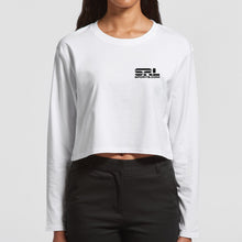 Load image into Gallery viewer, AS Colour Women&#39;s Crop L/S Tee - 4058 with Print or Embroidery
