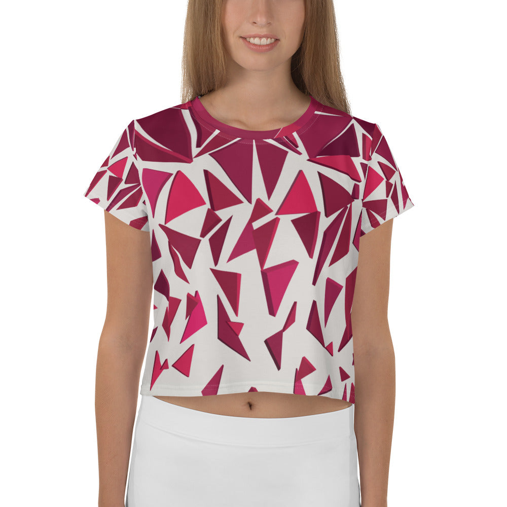 All-Over Print Crop Tee