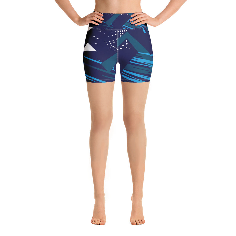 All-Over Print Yoga Shorts