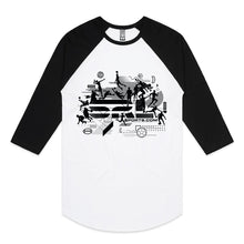 Load image into Gallery viewer, AS Colour Mens Raglan Tee - 5012 with Print or Embroidery
