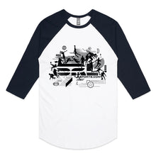Load image into Gallery viewer, AS Colour Mens Raglan Tee - 5012 with Print or Embroidery
