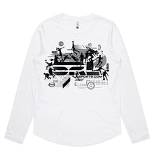 Load image into Gallery viewer, AS Colour Women&#39;s Curve L/S Tee - 4055 with Print or Embroidery
