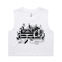 Load image into Gallery viewer, AS Colour Women&#39;s Crop Tank - 4068 with Print or Embroidery
