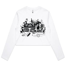 Load image into Gallery viewer, AS Colour Women&#39;s Crop L/S Tee - 4058 with Print or Embroidery

