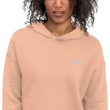 Load image into Gallery viewer, Embroidered Crop Hoodie
