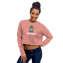Load image into Gallery viewer, Printed Crop Sweatshirt
